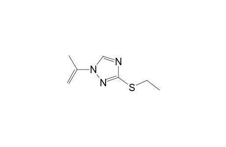 1H-1,2,4-Triazole, 3-(ethylthio)-1-(1-methylethenyl)-