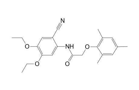 N-(2-cyano-4,5-diethoxy-phenyl)-2-(2,4,6-trimethylphenoxy)ethanamide