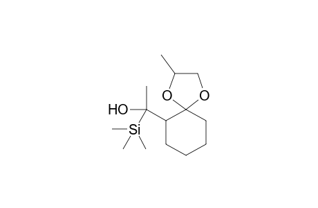 threo-6-[1-Hydroxy-1-(trimethylsilyl)ethyl]-3-methyl-1,4-dioxaspiro[4.5]decane