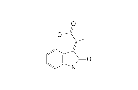 (2E)-2-(2-ketoindolin-3-ylidene)propionic acid