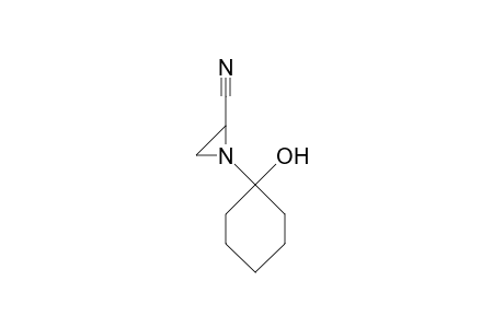 1-(1-Hydroxy-cyclohexyl)-aziridine-2-carbonitrile