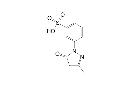 Benzenesulfonic acid, 3-(4,5-dihydro-3-methyl-5-oxo-1H-pyrazol-1-yl)-