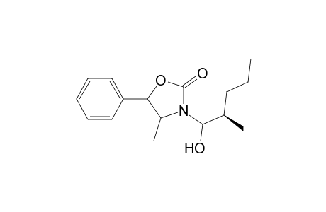 (2R)-4-methyl-5-phenyl-3-(2-methyl-1-hydroxypentyl)-2-Oxazolidinone