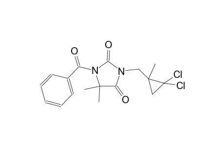 1-benzoyl-3-[(2,2-dichloro-1-methylcyclopropyl)methyl]-5,5-dimethyl-2,4-imidazolidinedione