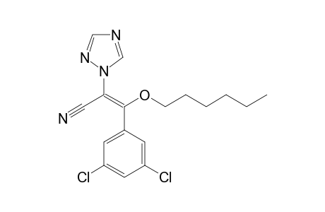 1H-1,2,4-Triazole-1-acetonitrile, alpha-[(3,5-dichlorophenyl)(hexyloxy)methylene]-
