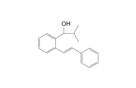 (E)-2-Methyl-1-(2-stilbenyl)propan-1-ol