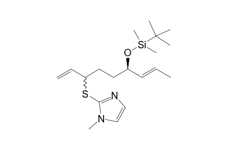 (3RS,6R,7E)-6-(tert-Butyldimethylsilyloxy)-3-(1-methyl-2-thioimidazoyl)nona-1,7-diene