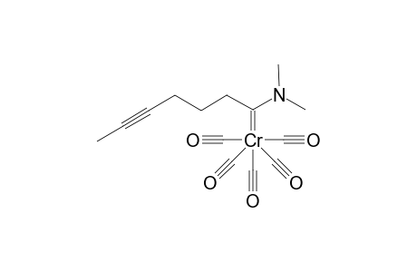 (4-Hexynyl)(N,N-dimethylamino)carbene pentacarbonylchromium(0) complex