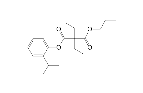 Diethylmalonic acid, 2-isopropylphenyl propyl ester