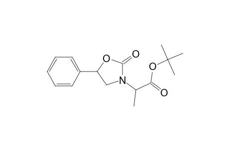 N-[1-(t-butoxycarbonyl)ethyl]-5-phenyloxazolidin-2-one