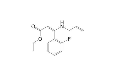 Ethyl 3-(allylamino)-3-(2-fluorophenyl)acrylate
