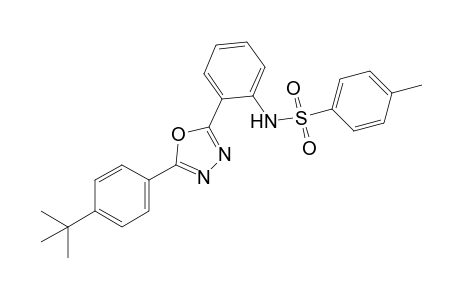 2'-[5-(p-tert-butylphenyl)-1,3,4-oxadiazol-2-yl]-p-toluenesulfonanilide