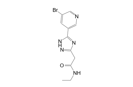 1H-1,2,4-triazole-3-acetamide, 5-(5-bromo-3-pyridinyl)-N-ethyl-