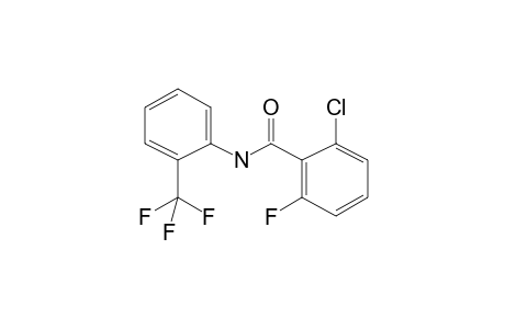 2-Chloro-6-fluoro-N-(2-trifluoromethylphenyl)benzamide