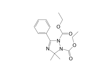 1,2-Dicarbethoxy-5,5-dimethyl-3-phenyl-delta3-1,2,4-triazoline