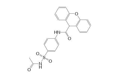 N-{4-[(acetylamino)sulfonyl]phenyl}-9H-xanthene-9-carboxamide