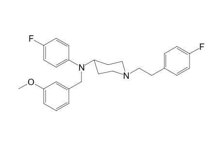 N-(4-Fluorophenyl)-1-(2-(4-fluorophenyl)ethyl)-N-(3-methoxybenzyl)piperidin-4-amine