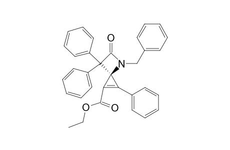 4-AZA-4-BENZYL-1-ETHOXYCARBONYL-5-OXO-2,6,6-TRIPHENYLSPIRO-[2.3]-HEX-1-ENE