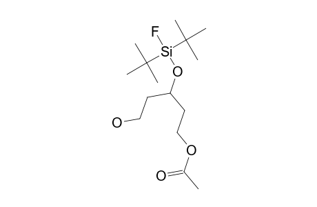 ACETIC-ACID-3-(DI-TERT.-BUTYL-FLUORO-SILANYLOXY)-5-HYDROXY-PENTYLESTER