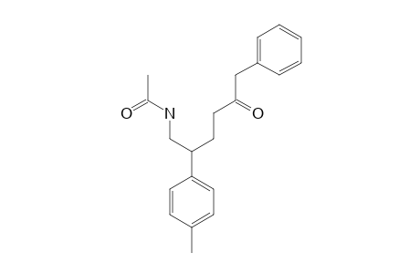 N-(5-OXO-6-PHENYL-2-PARA-TOLYLHEXYL)-ACETAMIDE