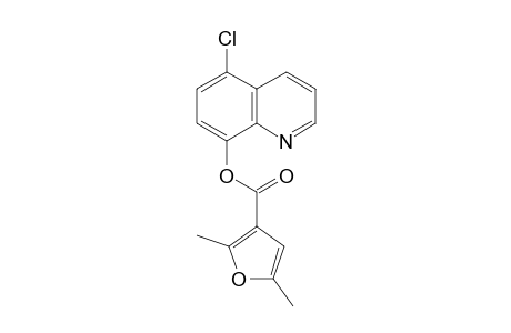 3-Furancarboxylic acid, 2,5-dimethyl-, 5-chloro-8-quinolinyl ester