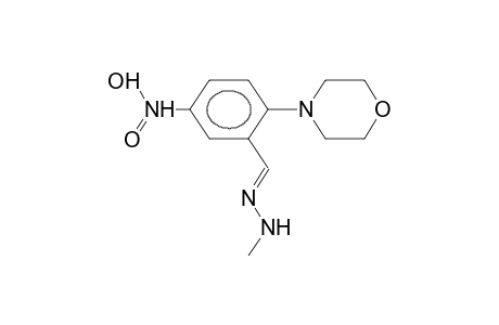 2-morpholino-5-nitrobenzaldehyde methylhydrazone