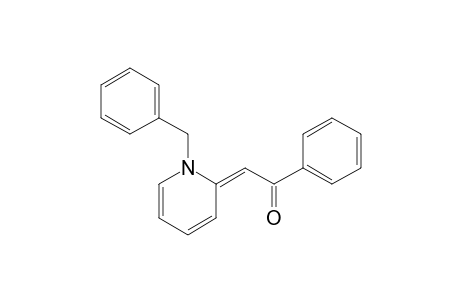 (2E)-1-phenyl-2-[1-(phenylmethyl)-2-pyridinylidene]ethanone