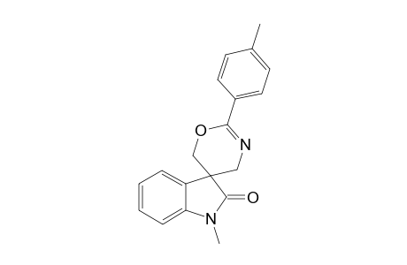 1-Methyl-2'-(p-tolyl)-4',6'-dihydrospiro[indoline-3,5'-[1,3]oxazin]-2-one