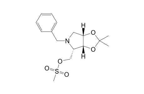[(3aR,4S,6aS)-2,2-dimethyl-5-(phenylmethyl)-3a,4,6,6a-tetrahydro-[1,3]dioxolo[4,5-c]pyrrol-4-yl]methyl methanesulfonate