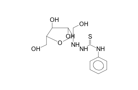 FRUCTOSE, 4-PHENYLTHIOSEMICARBAZONE (BETA-FURANOSE FORM)