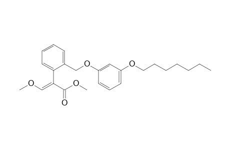 Methyl (E)-2-[2-[(3-heptoxyphenoxy)methyl]phenyl]-3-methoxy-prop-2-enoate