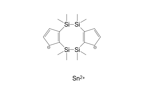 tin(II) 4,4,5,5,9,9,10,10-octamethyl-1,4,5,8,9,10-hexahydrodicyclopenta[c,g][1,2,5,6]tetrasilocine-1,8-diide