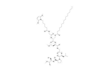 N-(6-MALEIMIDOCAPROYL)-GLYCYL-S-PALMITOYL-L-CYSTEYL-L-METHIONYLGLYCYL-L-LEUCYL-L-PROLYL-L-SERINE-METHYLESTER