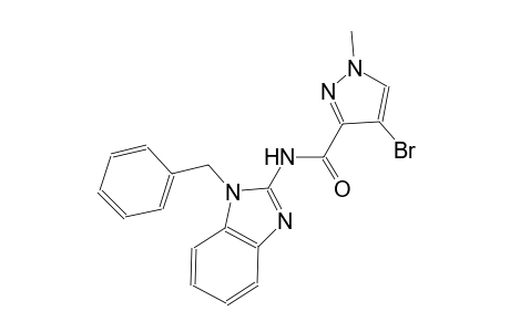 N-(1-benzyl-1H-benzimidazol-2-yl)-4-bromo-1-methyl-1H-pyrazole-3-carboxamide