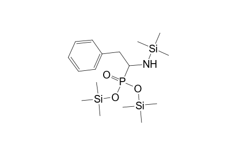 Phosphonic acid, [2-phenyl-1-[(trimethylsilyl)amino]ethyl]-, bis(trimethylsilyl) ester
