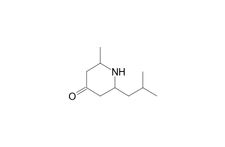 6-iso-Butyl-2-methyl-hexahydropyridin-4-one