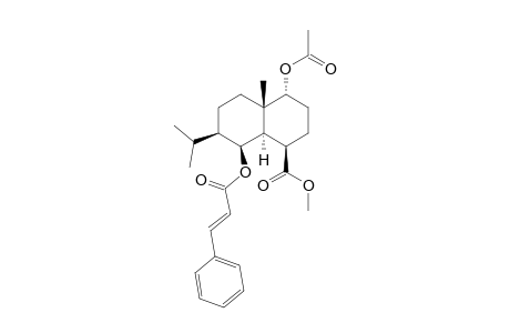 METHYL-1-ALPHA-ACETOXY-6-BETA-(CINNAMOYLOXY)-EUDESMAN-15-OATE