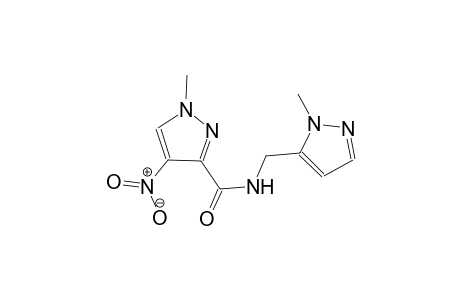 1-methyl-N-[(1-methyl-1H-pyrazol-5-yl)methyl]-4-nitro-1H-pyrazole-3-carboxamide