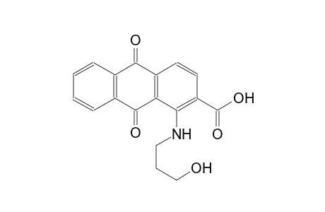 2-anthracenecarboxylic acid, 9,10-dihydro-1-[(3-hydroxypropyl)amino]-9,10-dioxo-