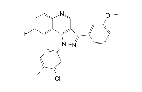 1-(3-chloro-4-methylphenyl)-8-fluoro-3-(3-methoxyphenyl)-1H-pyrazolo[4,3-c]quinoline