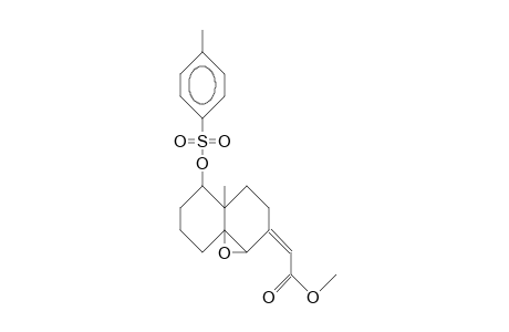 (4a-Methyl-5-(4-methyl-phenylsulfonyloxy)-hexahydro-1ah-naphthoxirenylidene)-acetic acid, methyl ester