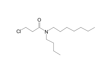 Propionamide, 3-chloro-N-butyl-N-heptyl-