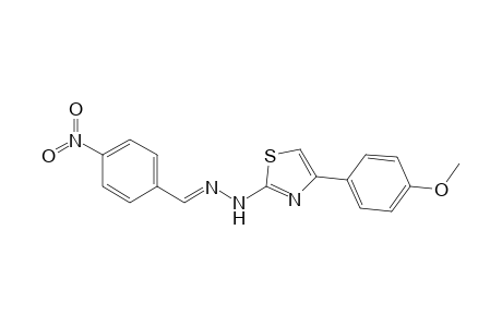 1-(4-Nitrobenzylidene)-2-(4-(4-methoxyphenyl)thiazol-2-yl)-hydrazine