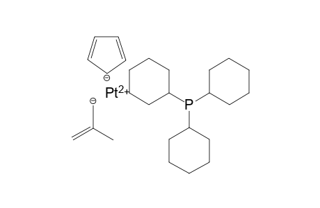 (Cyclopentadienyl)(2-methylallyl)(tricyclohexylphosphane)platinum