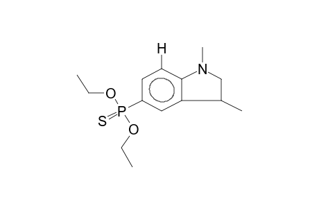 1,3-DIMETHYL-5-(O,O-DIETHYLTHIOPHOSPHONATO)INDOLINE