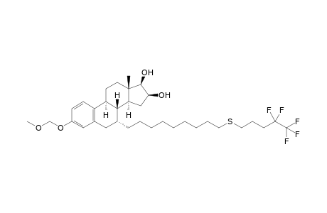 7.alpha.-{9-[(4,4,5,5,5-Pentafluoropentyl)thio]nonyl}-3-O-methoxymethylestra-1,3,5(10)-triene-3,16.beta.,17.beta.-triol