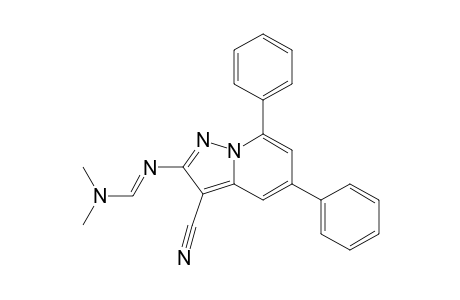 Methanimidamide, N'-(3-cyano-5,7-diphenylpyrazolo[1,5-a]pyridin-2-yl)-N,N-dimethyl-