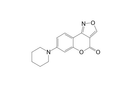7-Piperidino-4H-[1]benzopyrano[4,3-c]isoxazol-4-one
