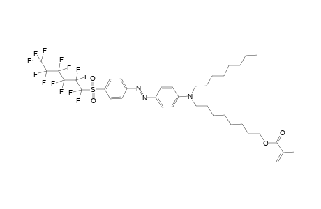 4-[4-(Perfluorohexylsulfonyl)phenylazo]-N-octyl-N-[8-(methacryloyloxy)octyl]aniline