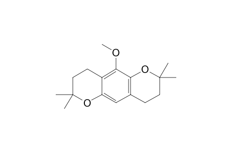 10-methoxy-2,2,7,7-tetramethyl-3,4,8,9-tetrahydropyrano[6,5-g]chromene